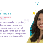 “Me gusta sentir que puedo ser parte de ese poquito que suma y genera un cambio”